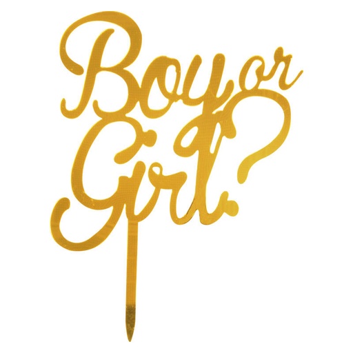 [08034374] 1051531 BOY OR GIRL 13CM 6PCES ***S/CDE***