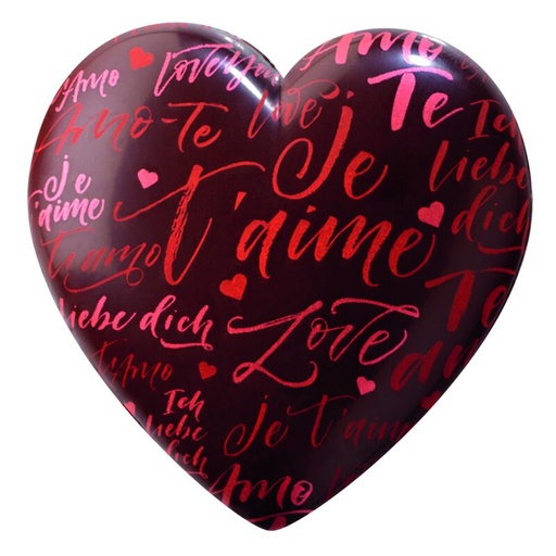 [08057107] 087164 PCB MOLDS HEARTS ONLY LOVE 10X10 CM 16PCS ***ON ORDER***