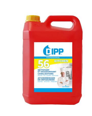 [20020173] DIPP 56 NETTOYANT ET DESODORISANT CANALISATIONS  5L A BASE D ENZYMES