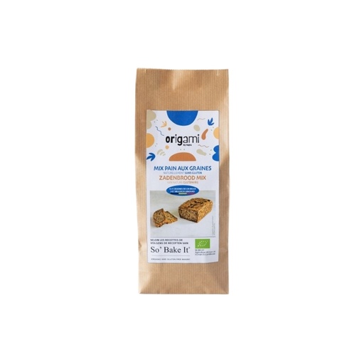 [08059027] ORIGAMI BROODMIX MET ZADEN  BIO  400 GR