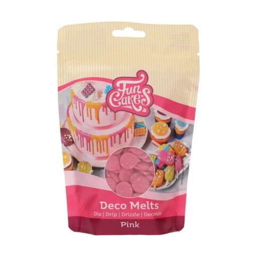 [70407286] FUNCAKES DECO MELTS ROZE 250GR