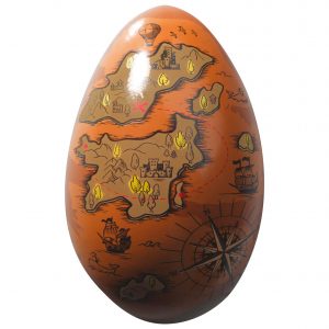 [08057706] 074013 PCB HALF-EGG MOLDS TREASURE CARDS 13.4X8.7 CM 16PCS ***S/CD***