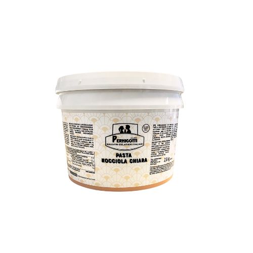 [07400025] PERNIGOTTI LIGHT HAZELNUT PASTE 2.8KG
