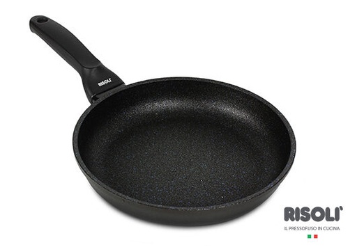 [60251101] RISOLI BLACK+ POELE 20CM ANTI-ADH ELDIAMANT- TOUS FEUX