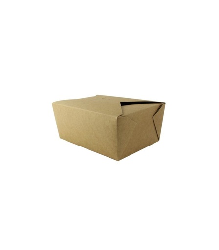 [25101106] 210BIO4K BOITE REPAS CARTON KRAFT 228X160X90MMCOLIS DE 40PC
