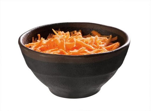 [60252186] APS MARONE BOL SALADIER MELAMINE ROND 11XH5.5CM -0.2L NOIR BORD BRUN