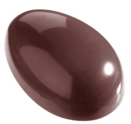 [70410272] MOULE À CHOCOLAT OEUF LISSE 100 MM CW1254 100X65XHT35MM / 2X2 -- 135GR