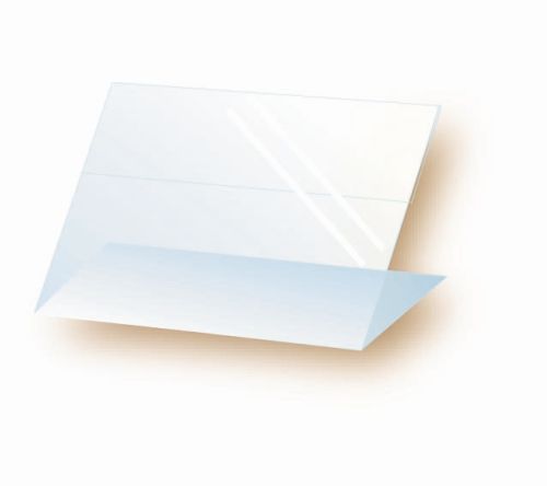[43606030] PLEXIGLASS EASEL 6X8CM TRANSP PACK OF 10PCS