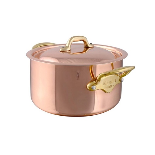 [60252060] MAUVIEL M'150B MARMITE 24CM A/C CUIVRE/BRONZE-NONINDUCTION