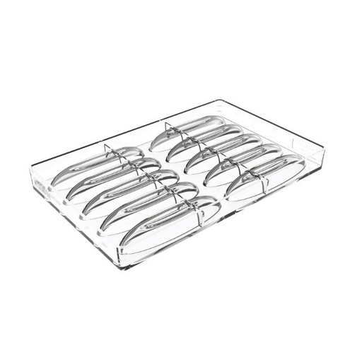 [51661541] SILIKOMART MOULE A PRALINES TRITAN CH043 SOGNO B N.10 11,5X2,5XH1,5CM