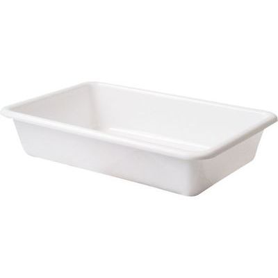 [57660329] BAC TRAITEUR PLASTIQUE 43.5X27.5X7 - 6L BLANC