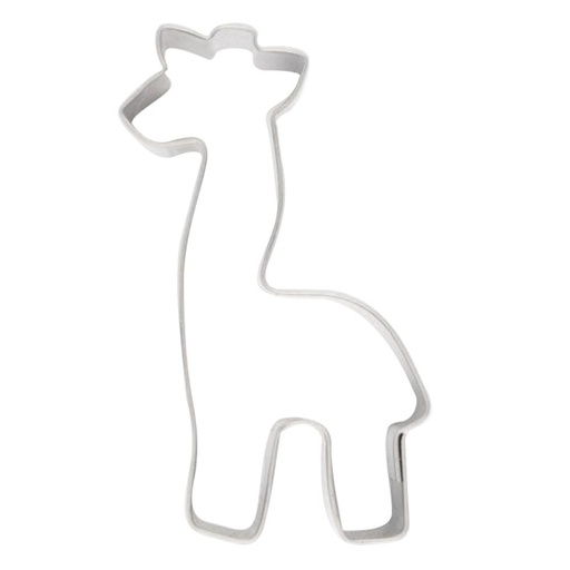 [08075662] GIRAFFE TINPLATE COOKIE CUTTERS 70X35MM