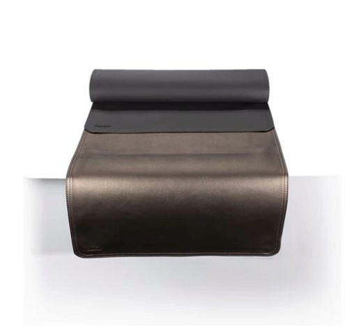 [57661398] PAVELINNI CHEMIN DE TABLE REVERSIBLE 45X120CM METALIK GUNMET/ANTHRACITE 1011/0007