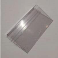 [43604095] SUPPORT PRIX A SUSPENDRE PVC TRANSPARENT 100X60MM 3 PLIS COLIS DE 10PCES