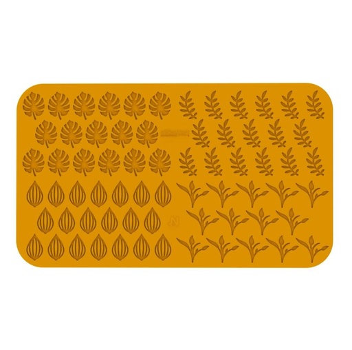 [51661522] SILIKOMART NATURAE PRO SILICONE MOLD GIARDINO N.68 4X2.5XH0.2CM 4X4.9XH0.2CM VOL 1ML