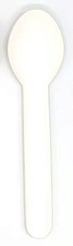 [53533098] CUILLERE EN CARTON BLANC 130MM   500 PCES