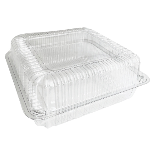 [41802298] TOUTIPACK VIERKANT PATISS DOOS 255X250X100MM CHARNIER DEKSEL ZONDER LUCHTVERVERSING 140 STUKKEN=DOOS