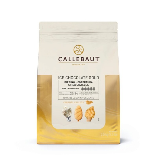[08100159] CALLEBAUT ICE-42-GOLD-552 CHOCOLAT GOLD 2,5KG