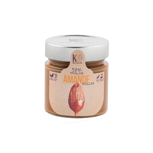 [08055557] KKO GEROOSTERDE AMANDELPRALINE 50% 200GR