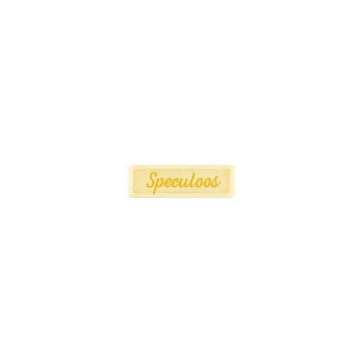 [08058408] 2002464 SPECULOOS PLATE 3.8X1.2 CM 300PCS ***S/CDE***