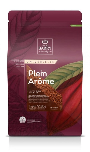 [03070018] CALLEBAUT DCP-22ZEPLA-E0-91B (EX BARRY DCP-22PLARO-E0-91B) POUDRE DE CACAO  22/24% 5KG