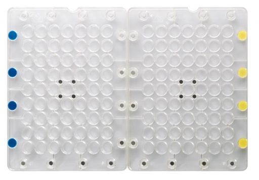 [08056228] 009963 PCB MOULE AIMANTÉ POUR ASSEMBLAGE BOULES 63EMPREINTES 1PCE ***S/CD***