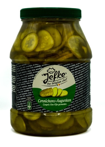 [05100010] JEFKE PICKLES *THIN CUT* 2400ML