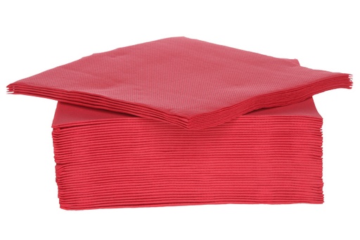 [44665115] C&T PROF RED NAPKIN 38X38CM 40PCS