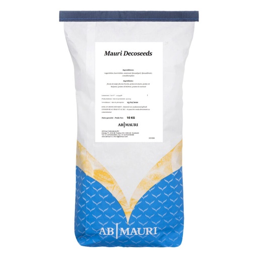 [05100000] AB MAURI MAURI DECOSEEDS - ZADENMIX - DECORATIE BROOD EN BROODJES 10 KG = ZAK