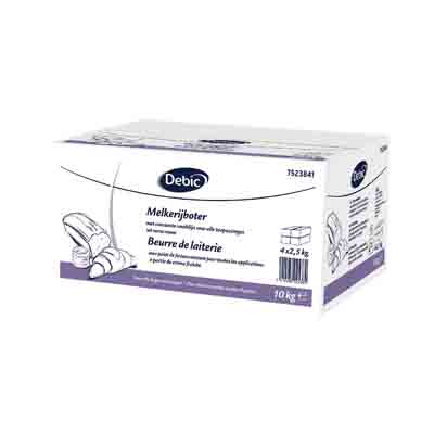 [05010169] DEBIC BUTTER 82% CONSTANT BRIOCHE 4 X 2.5KG 0900090