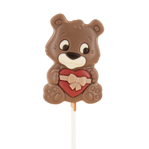 [13030345] ROMEO BEAR LOLLIPOP 14.6CM 24 X 35 GR