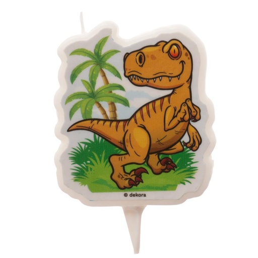 [08041529] BOUGIE DINOSAURE 2D 7.5CM