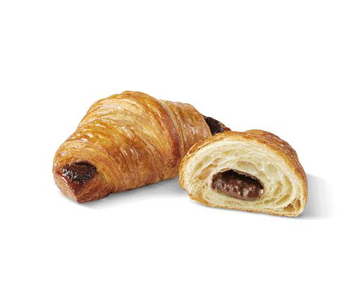 [05101437] BRIDOR 34420 CROISSANT MET CACAO-HAZELNOTENVULLING90G ROOMBOTER KLAAR OM TE BAKKEN 60 STUKKEN = DO