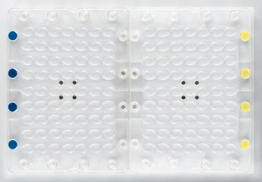 [08056229] 009964 PCB MOULE AIMANTÉ POUR ASSEMBLAGE OEUFS OUMADELEINES 63 EMPREINTES 1PCE ***S/CD***