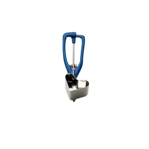 [53903290] STOCKEL PINCE GLACE COEUR INOX MANCHE BLEU 1/25  MODELE KH