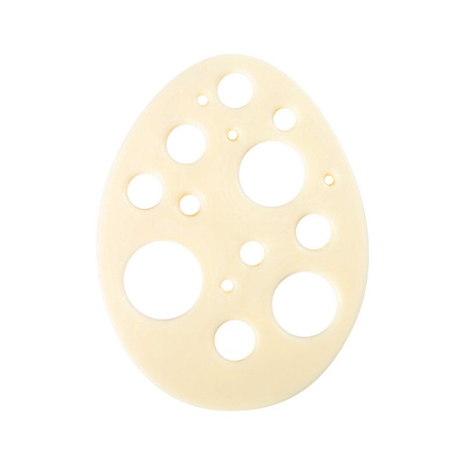 [08054604] 2069141 PLAQUETTE OEUFS AVEC TROUS 10X7CM CHOCOLAT20 PCES