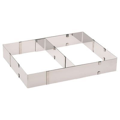 [57658881] PATISSE CADRE EXTENSIBLE RECTANGULAIRE 25 A 46CM H 8CM