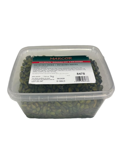 [05100575] MARCOR 8478 PISTACHE VERTES ENTIERES BOITE 1KG **Epuisé matprem  voir 00073949***