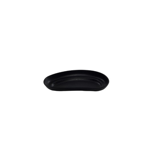 [44104336] KAROLA PETIT PLATEAU EN MELAMINE NOIR 20,5X10,5XH2,7CM 