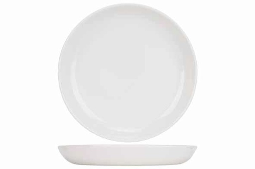 [60251810] C&T TITANIUM ASSIETTE PLATE BLANCHE 23CM BORD DROIT - 1221123
