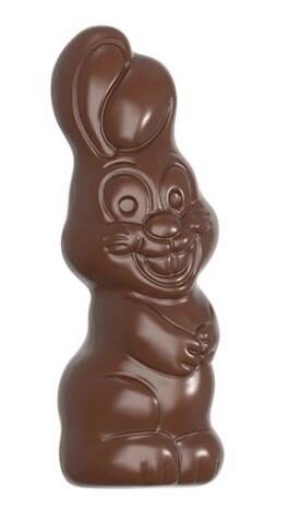 [70410307] MOULE À CHOCOLAT LIÈVRE 100 MM CW1203113.5X27.5CM * 1X6 *68.5GR