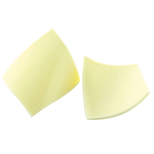 [08080673] 1034232 PLAQUETTE PETITE COURBÉ BLANC 63PCES