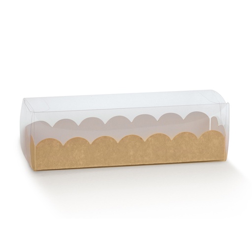 [60117361] ASTUCCIO MACARON CASE AVANA KRAFT BACKGROUND 19X5X5 FOST+ INCLUDED