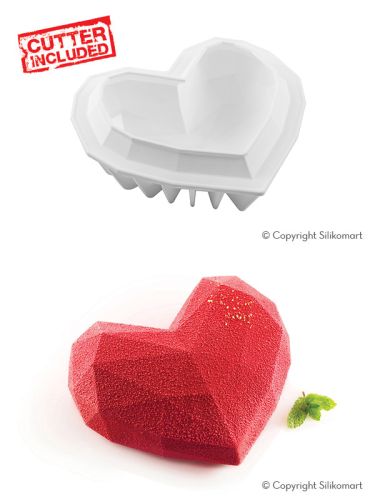 [51657249] SILIKOMART VORM AMORE ORIGAMI 150X135 H55MM600ML = STUK