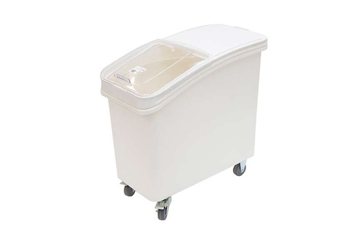 [50611120] BAC A INGREDIENTS 102L SUR ROULETTES BLANC