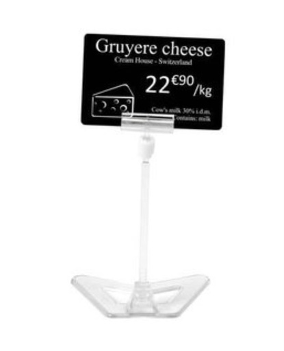 [57668038] EDIKIO SUPPORT ASPECT CRISTAL - HAUTEUR 12CMPAQUET DE 25 PCES