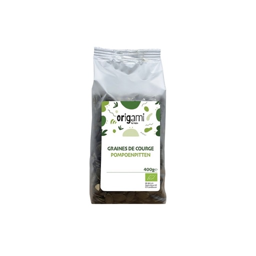 [08059037] ORIGAMI ORGANIC PUMPKIN SEEDS 400GR