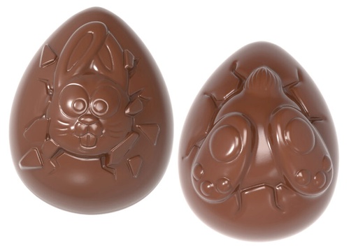 [70409542] MOULE À CHOCOLAT CRASH TEST BUNNY CW1873 2X3 -- 65GR