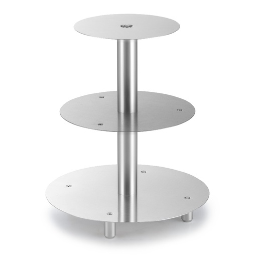 [51903056] GEBAKKEN VERKOOPSTANDAARD 3 VERDIEPINGEN IN ALUMINIUM=STUK