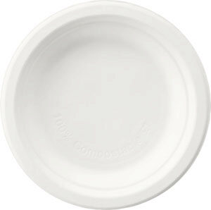[44999972] DUNI ASSIETTE CARTON 15CM ECOECHO COMPOSTABLE 125PCES
